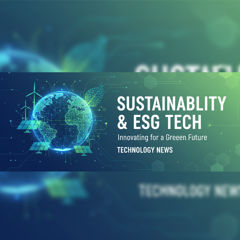 AI Accelerates Green Revolution: Sustainability & ESG Tech Boom ...